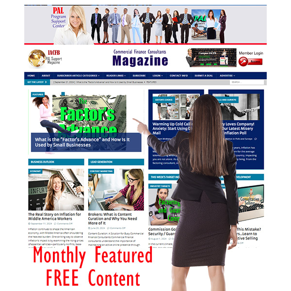 Free Factoring Broker Magazine Content